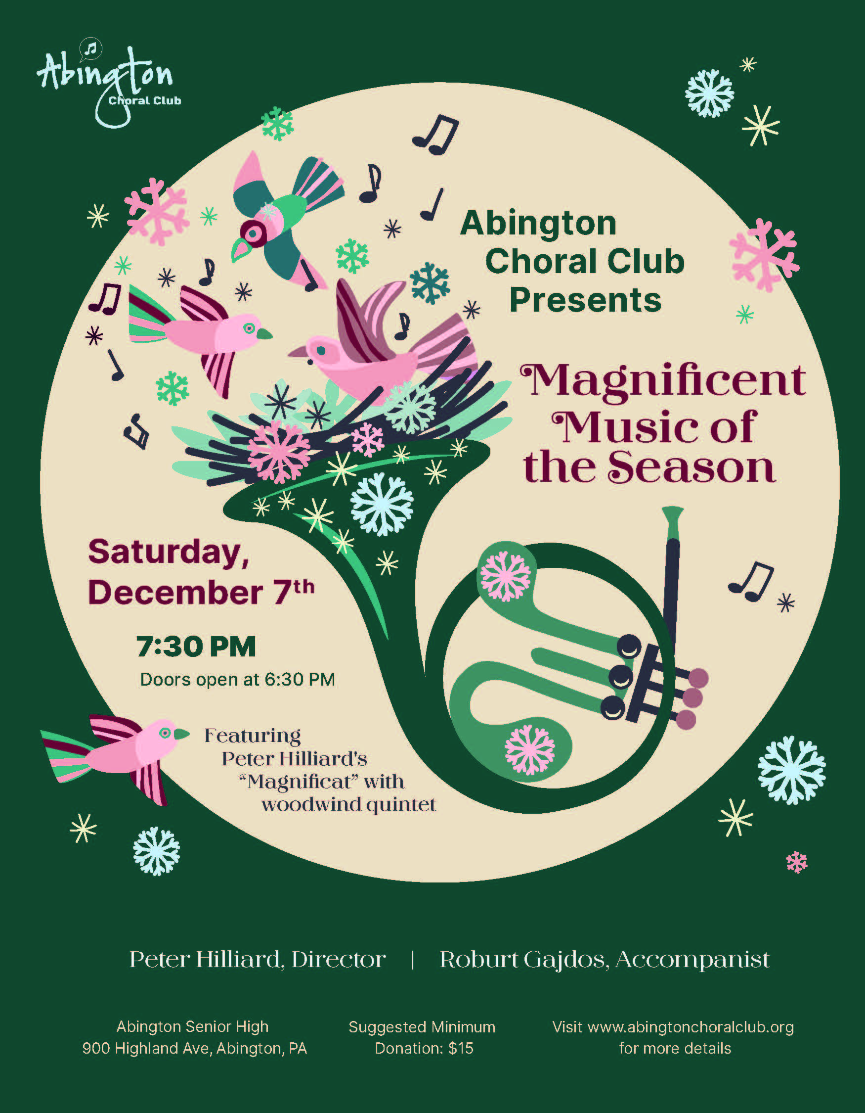November 2024 Abington Choral Club